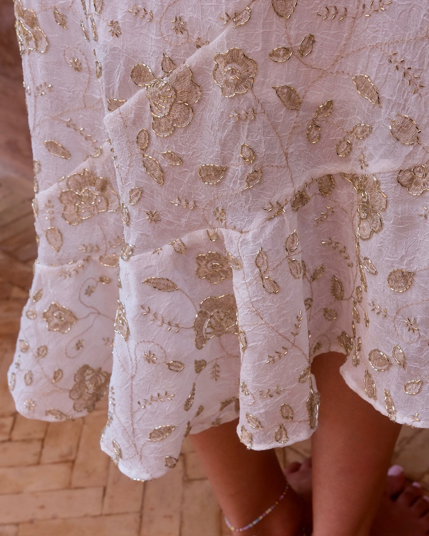 Waterfall skirt in 'Amalfi'
