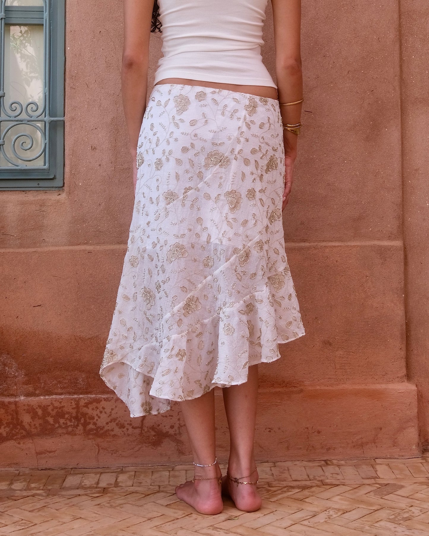 Waterfall skirt in 'Amalfi'