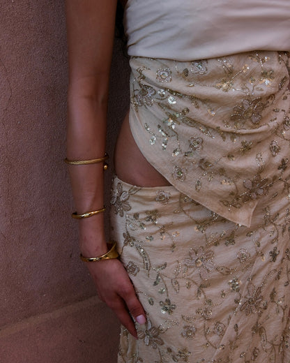 Multi-wear top in 'Sahara'